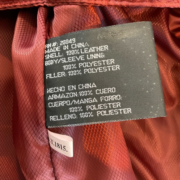 VTG 90s Phase Two Men’s XL Long Red Leather Jacket Removable Hood/Liner Parka - Picture 14 of 17